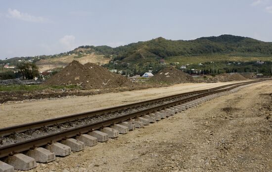 Construction of Olympic facilities in Sochi