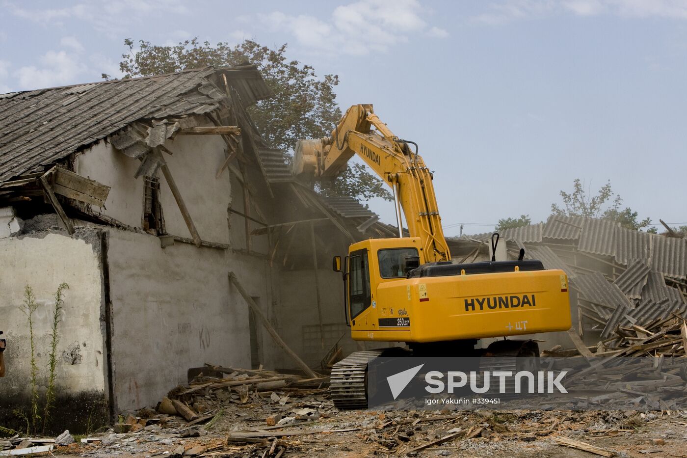 Construction of Olympic facilities in Sochi