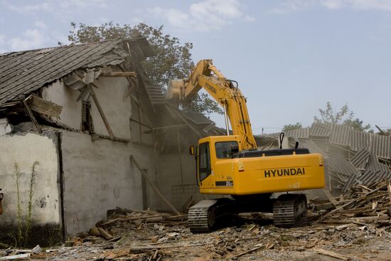 Construction of Olympic facilities in Sochi