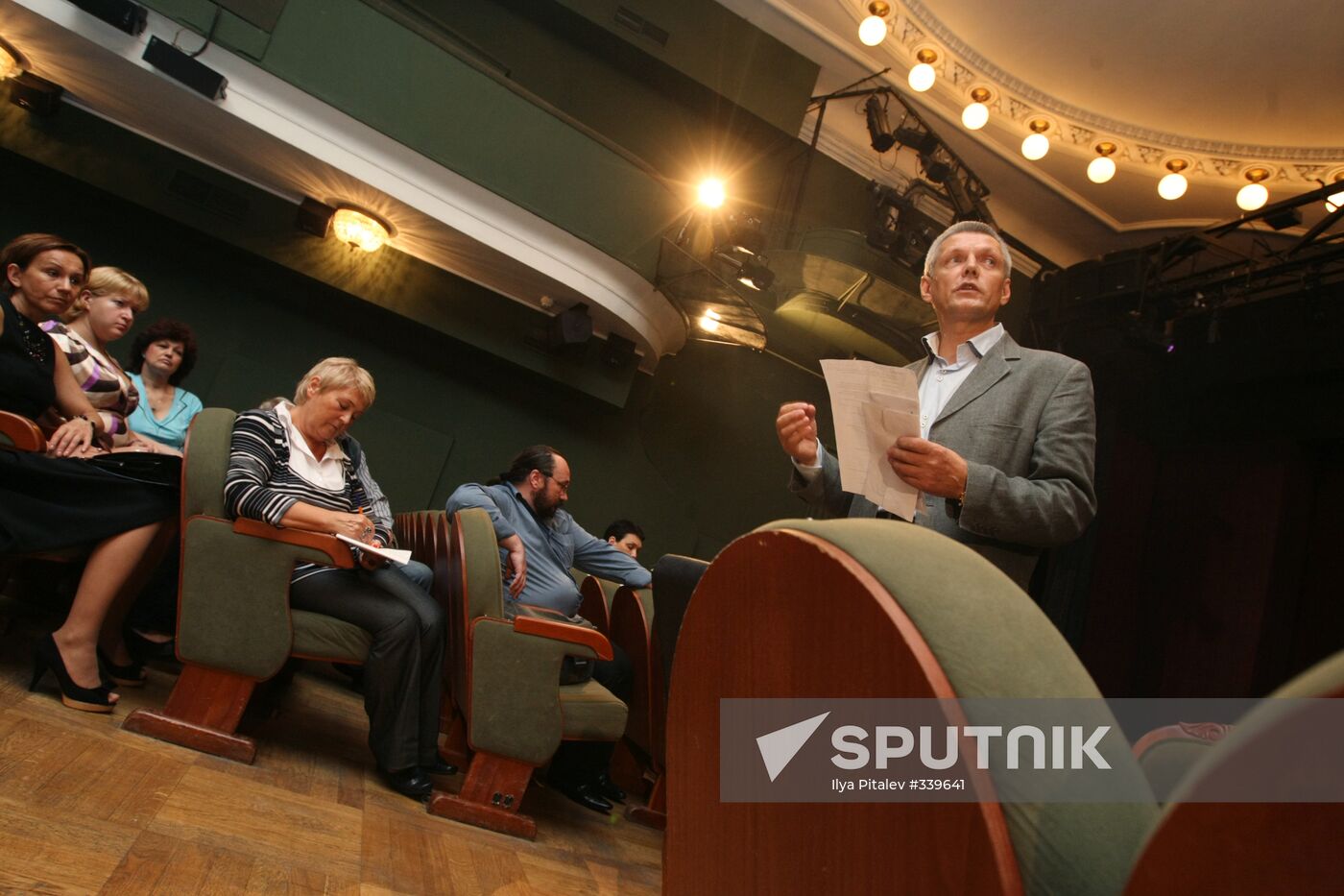 The Stanislavsky Theater company convene