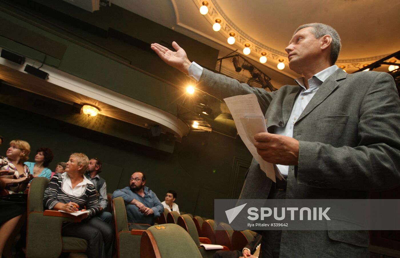 The Stanislavsky Theater company convene