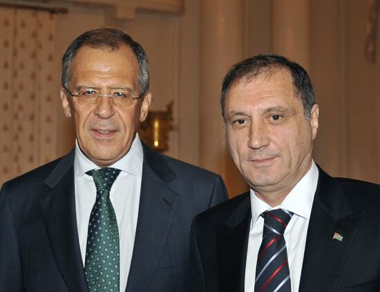 Foreign Ministers of Russia and Abkhazia