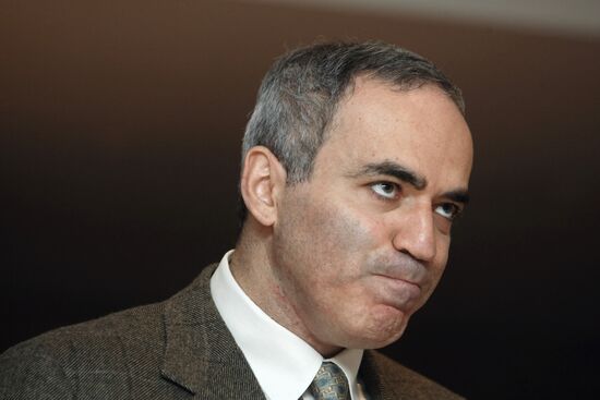 Breakfast with United Civil Front leader Garry Kasparov