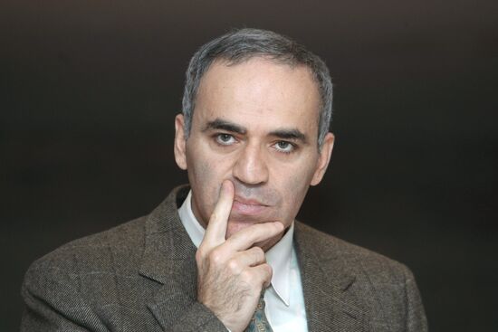 Breakfast with United Civil Front leader Garry Kasparov