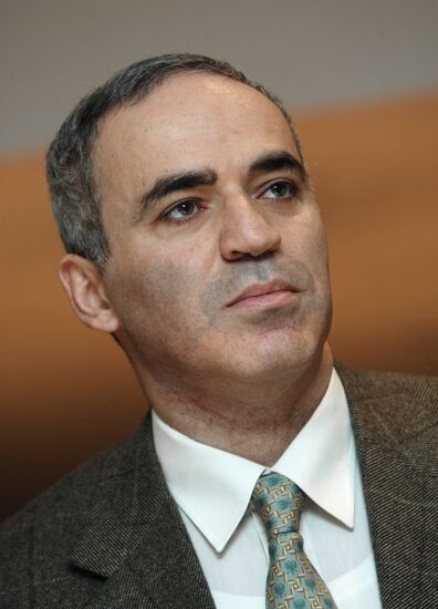 Breakfast with United Civil Front leader Garry Kasparov