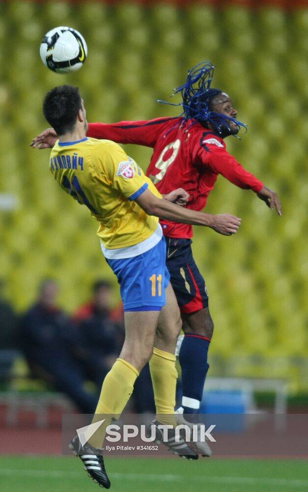 Russian Football Championships. FC CSKA vs. FC Luch-Energia