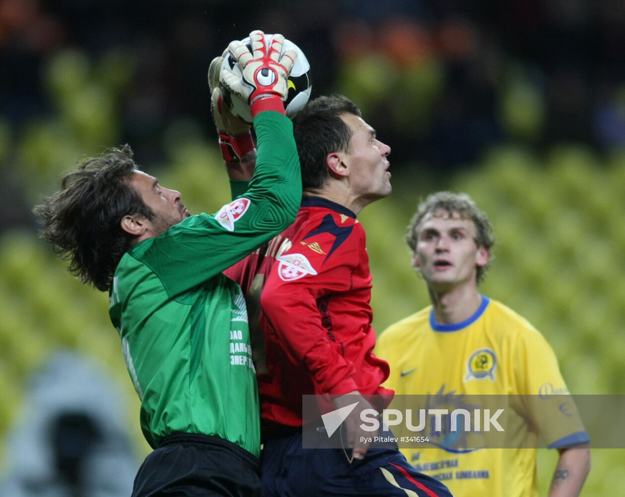 Russian Football Championships. FC CSKA vs. FC Luch-Energia