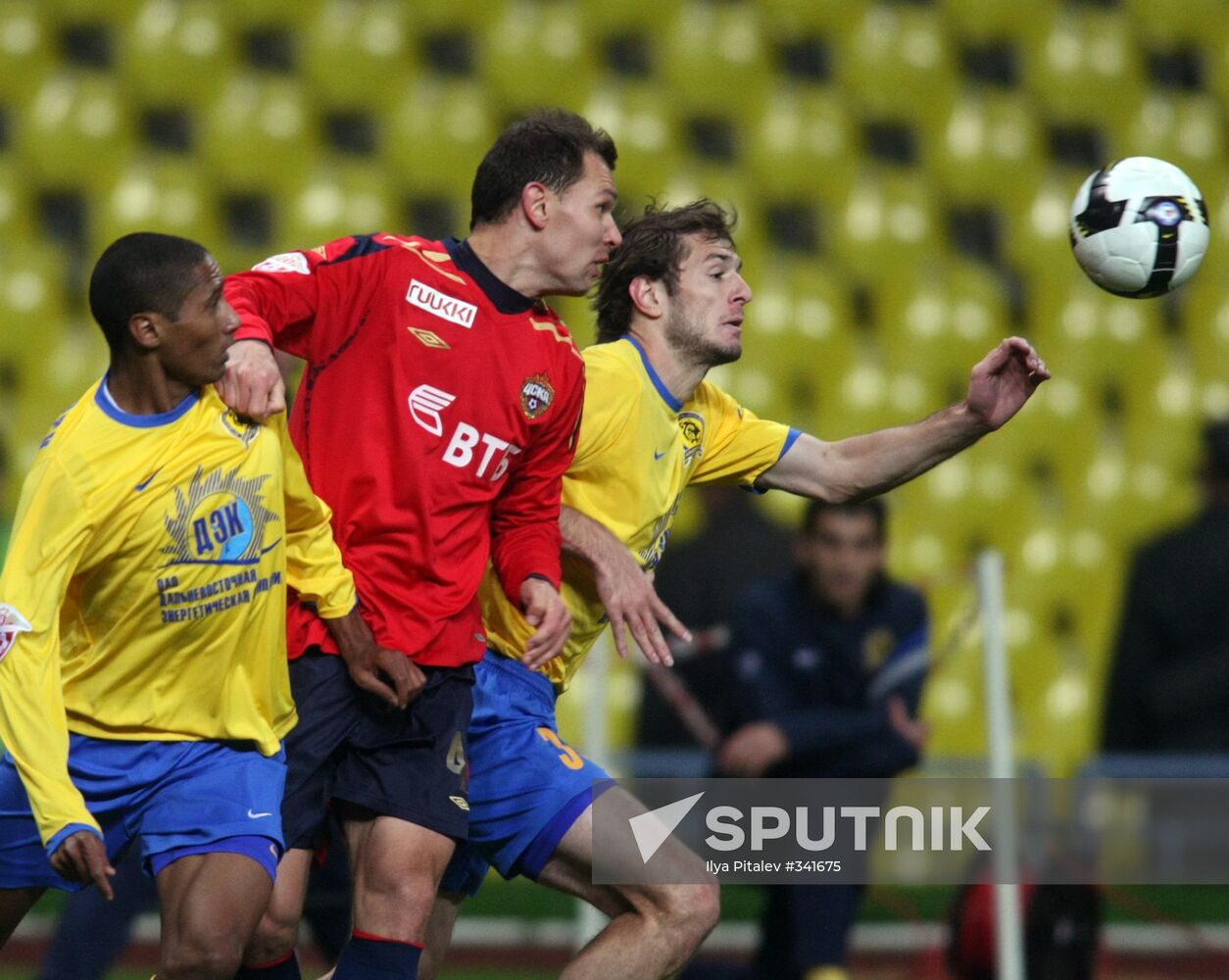 Russian Football Championships. FC CSKA vs. FC Luch-Energia