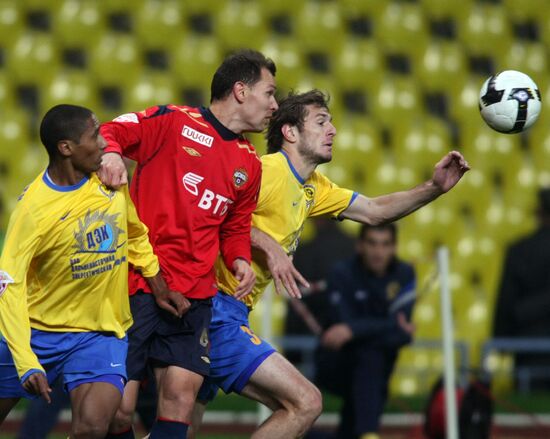 Russian Football Championships. FC CSKA vs. FC Luch-Energia