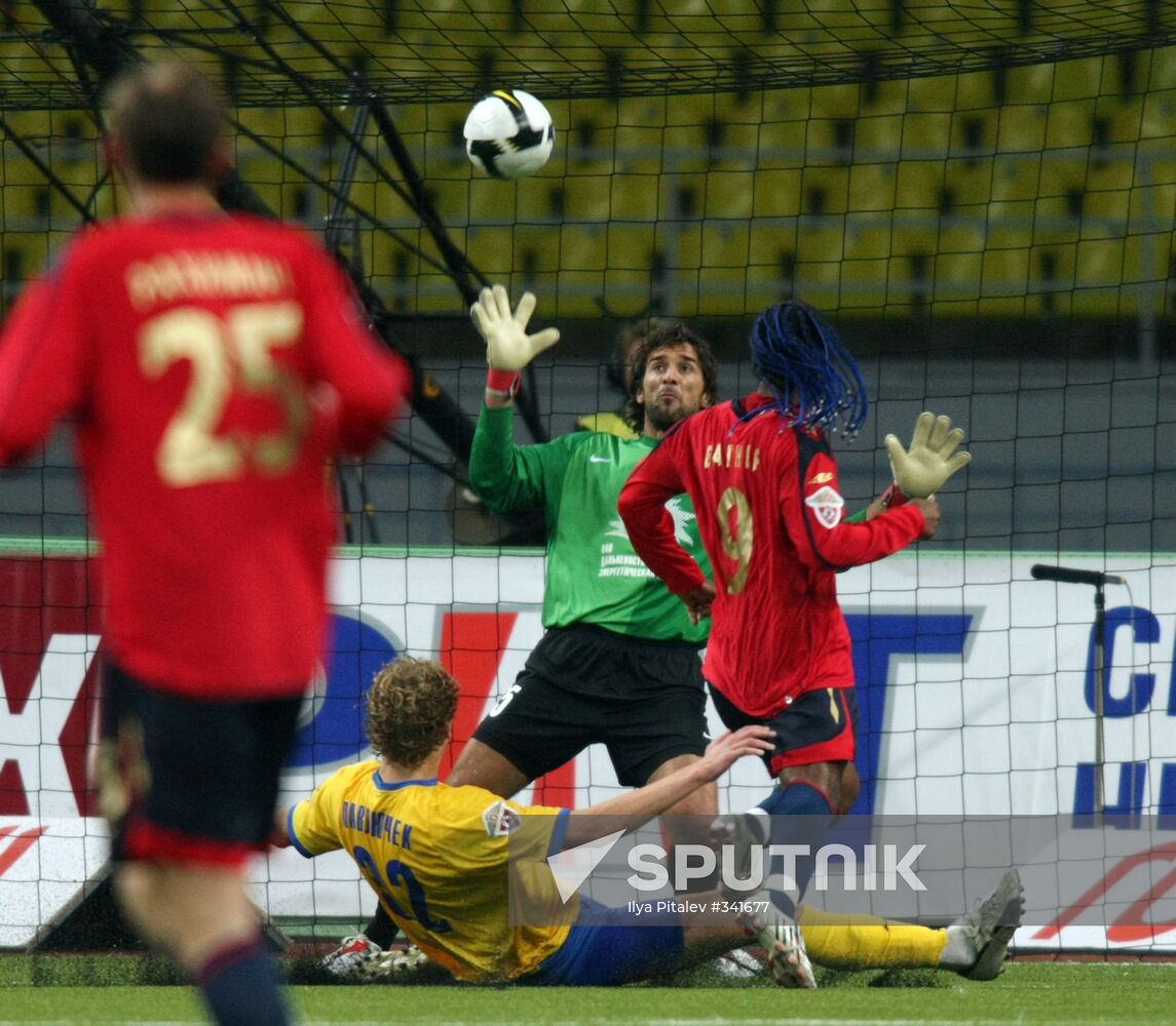 Russian Football Championships. FC CSKA vs. FC Luch-Energia