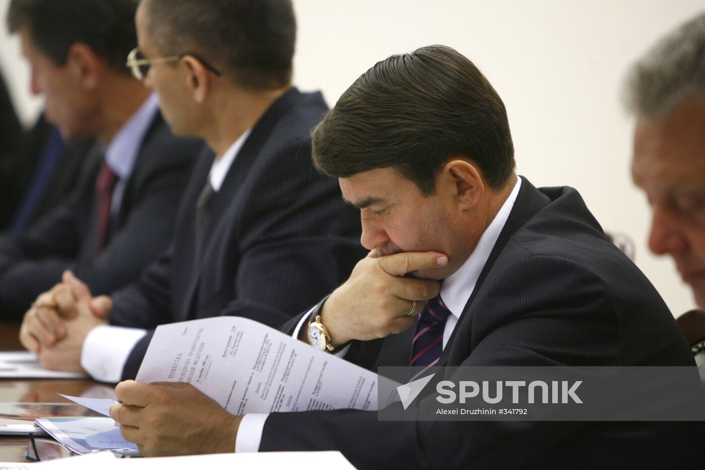 September 15, 2008. Government at work