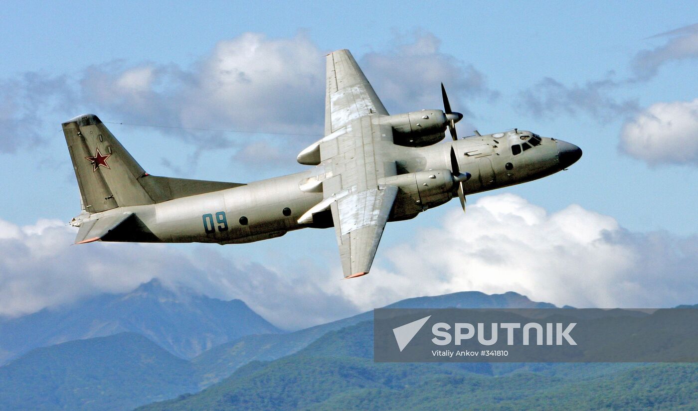 Antonov An-26 twin-engined light turboprop transport aircraft