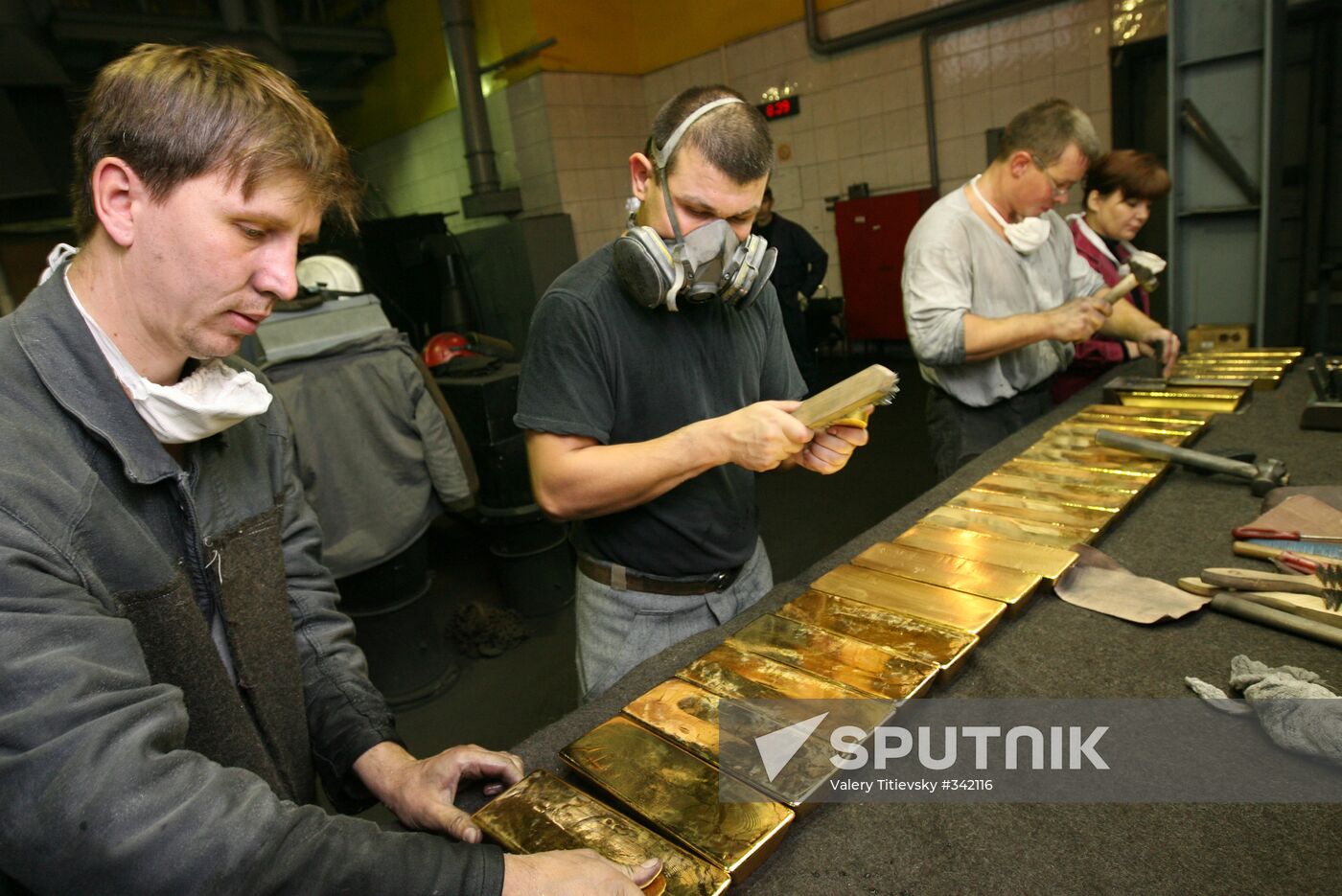 The Novosibirsk gold-refining plant