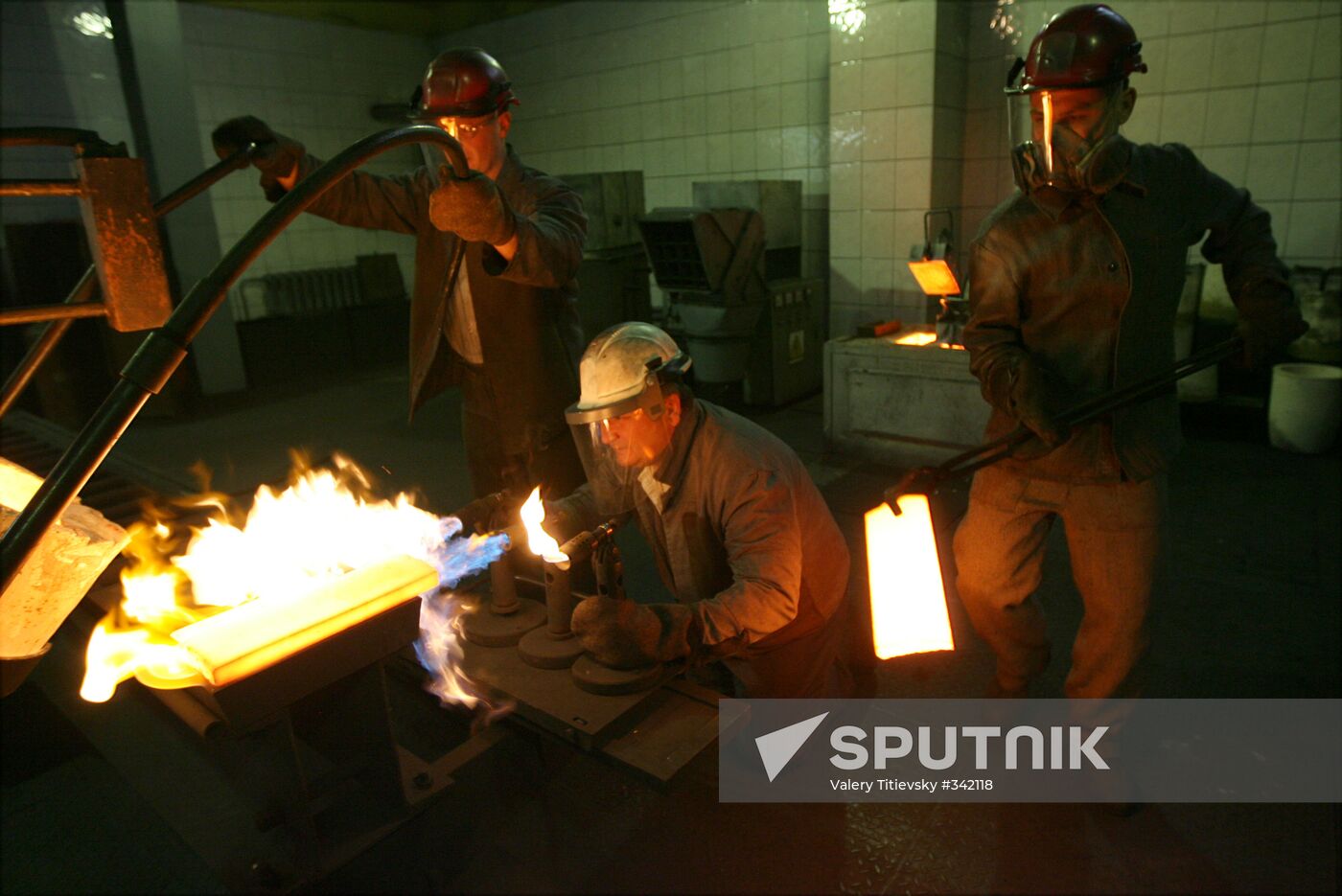 The Novosibirsk gold-refining plant