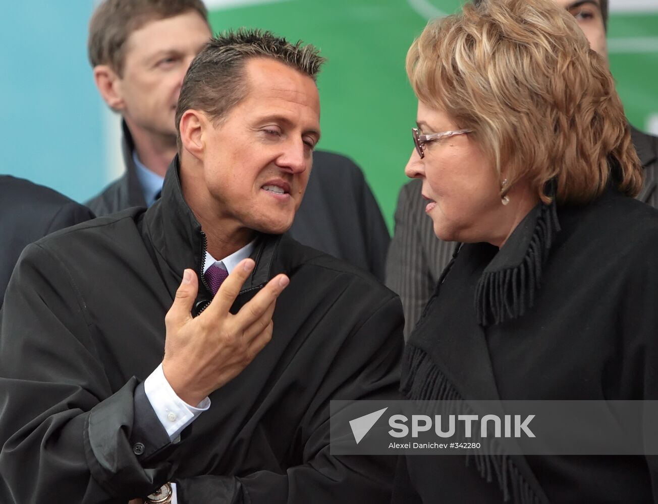 Michael Schumacher and Valentina Matviyenko