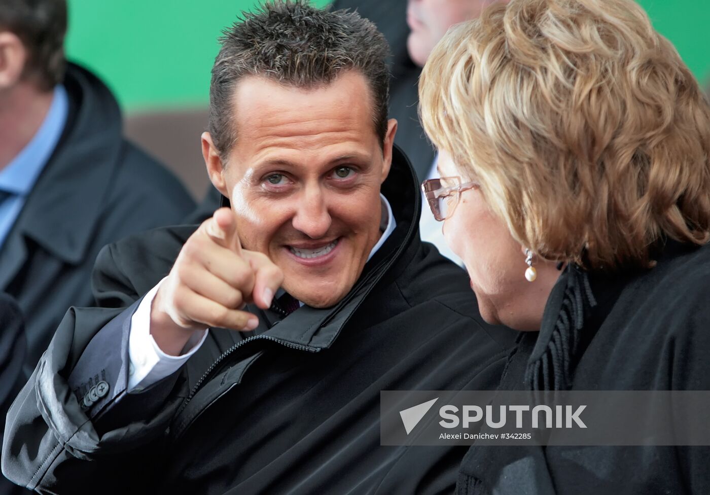 Michael Schumacher and Valentina Matviyenko