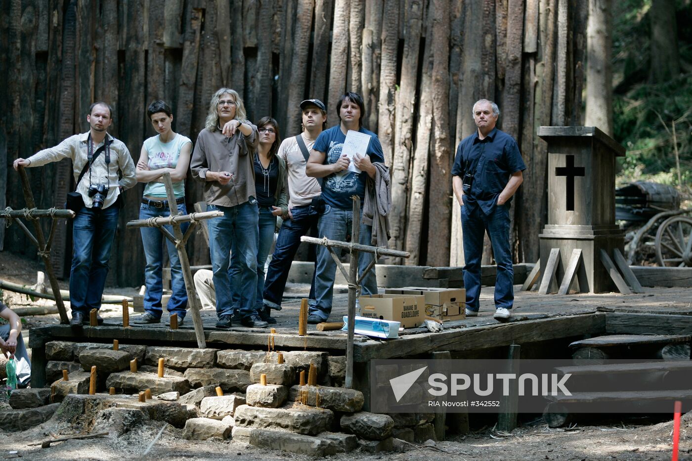 Shooting of the film Viy