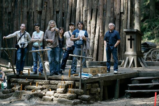 Shooting of the film Viy