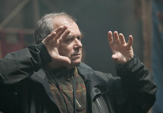 Shooting of the film Viy