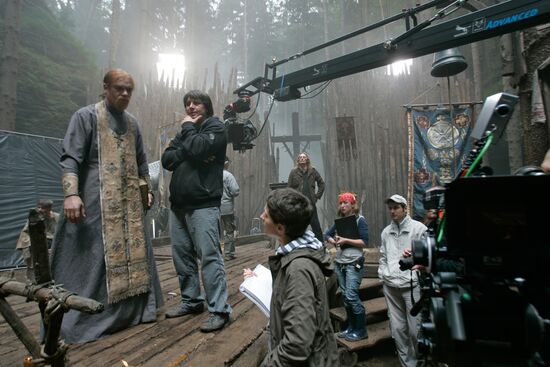 Shooting of the film Viy