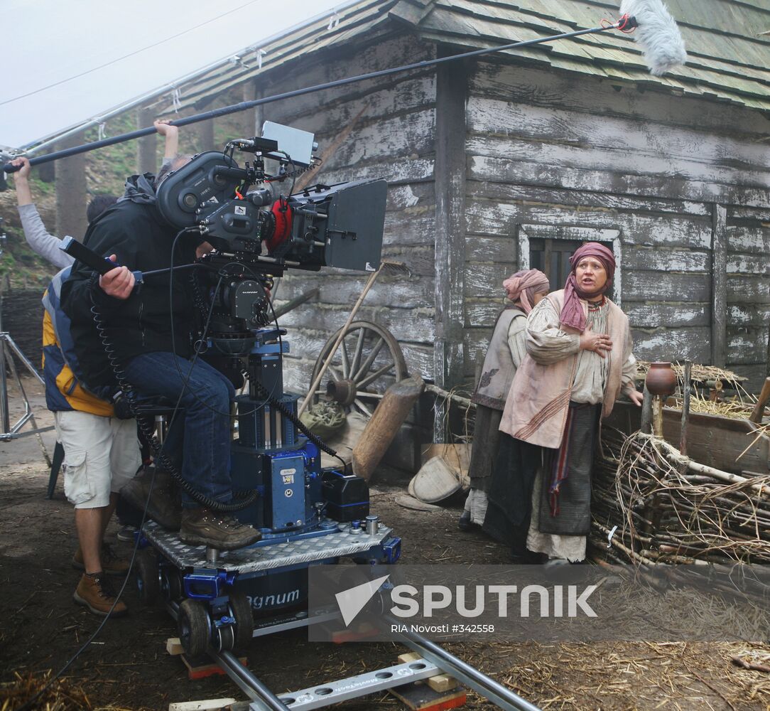 Shooting of the film Viy