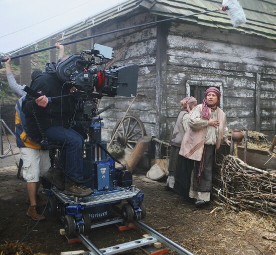 Shooting of the film Viy