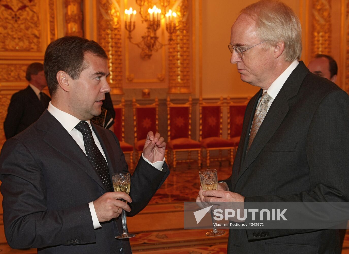 Credentials being renewed by foreign ambassadors