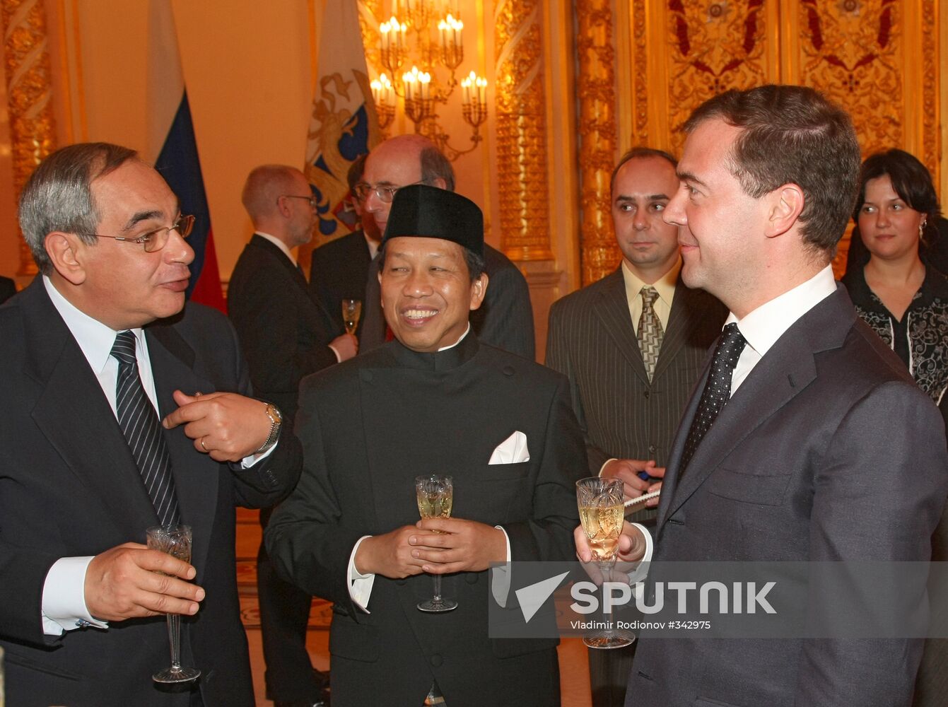 Credentials being renewed by foreign ambassadors