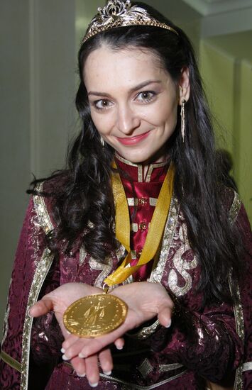 World women's chess champion Alexandra Kosteniuk
