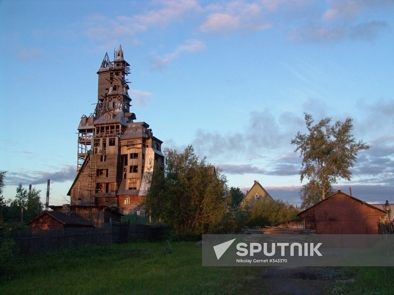 Nikolai Sutyagin's house in Arkhangelsk