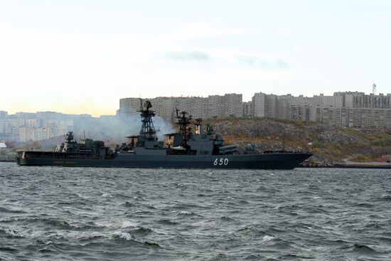 Northern Fleet's warships
