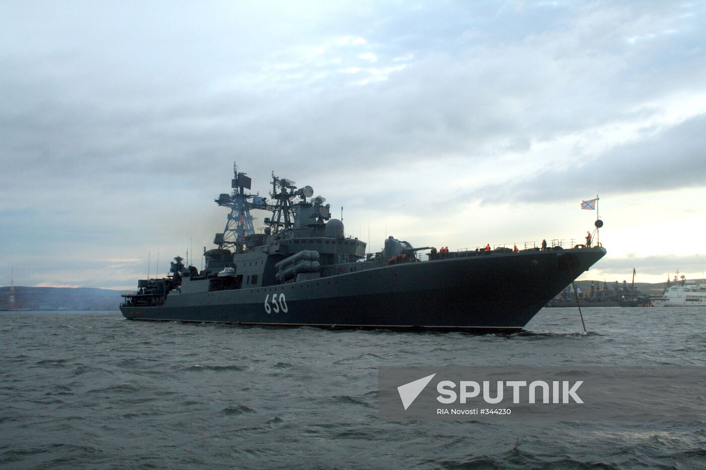 Northern Fleet's warships