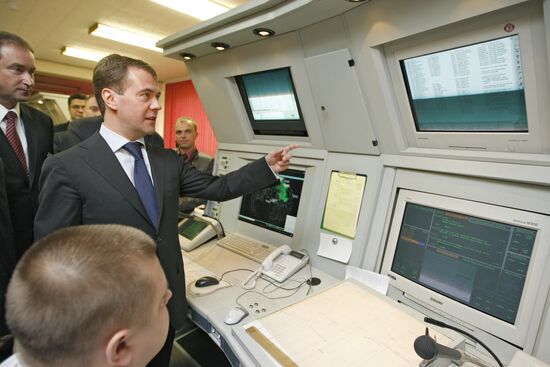 President Dmitry Medvedev visits Magadan