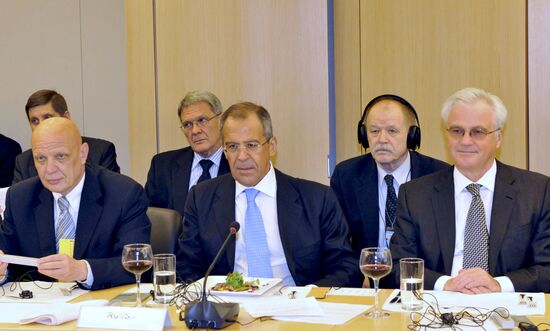 Russian diplomats meet with EU foreign ministers