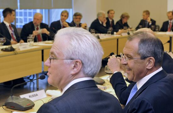 Russian diplomats meet with EU foreign ministers