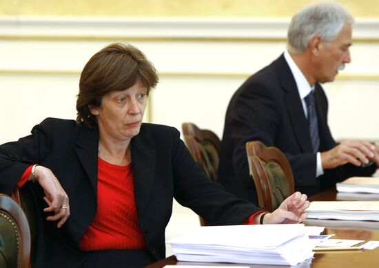 Presidential assistant Larisa Brycheva