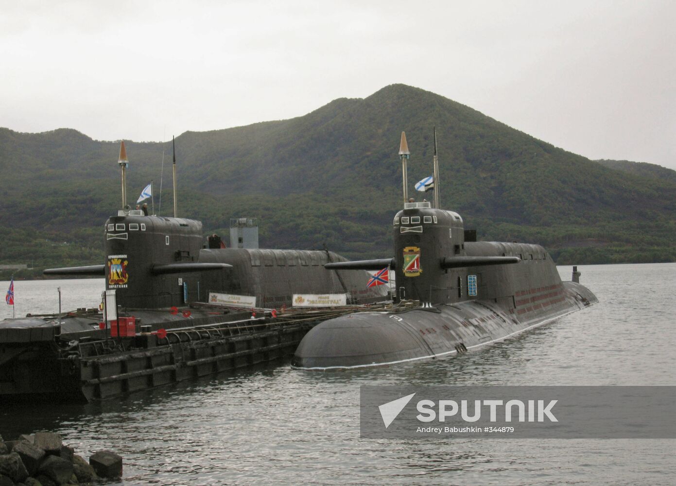 The Russian Pacific Fleet's submarine base