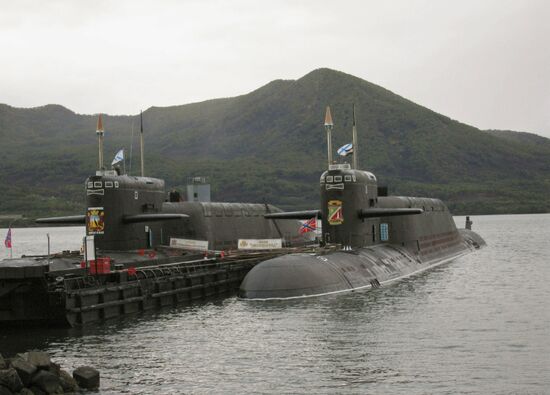 The Russian Pacific Fleet's submarine base