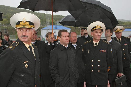 Russian President visits the Kamchatka Territory+