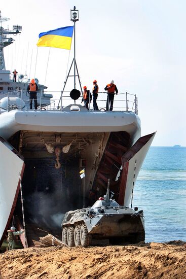The Sea Knot 2008 exercise in the Crimea
