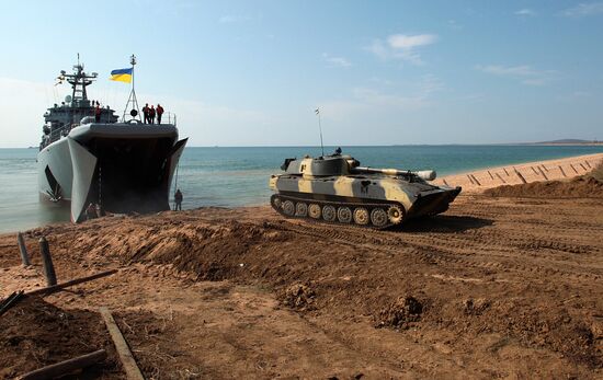 The Sea Knot 2008 exercise in the Crimea