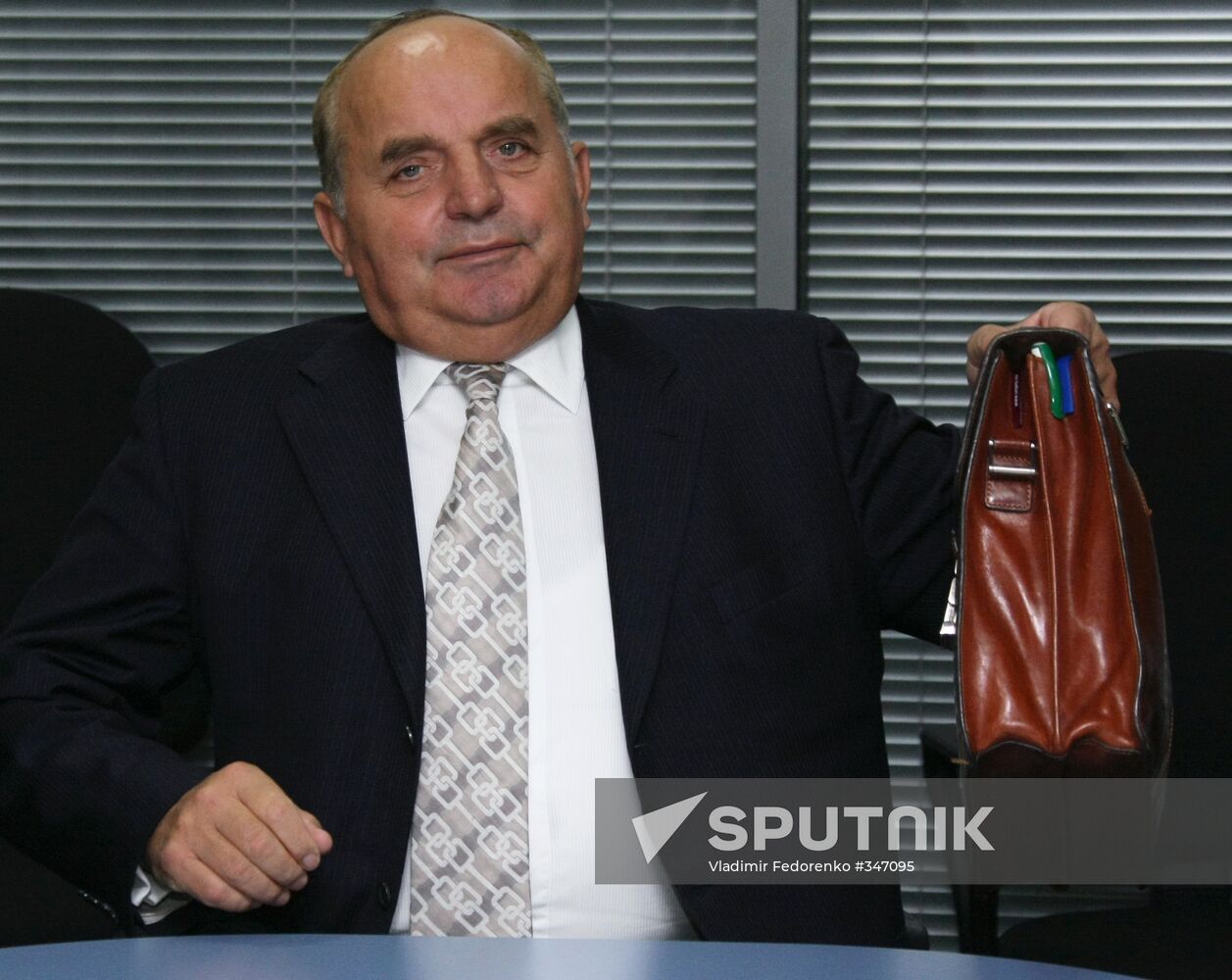 News conference "Innovations in construction in Russia"