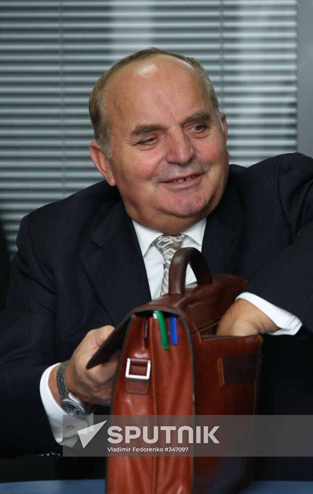 News conference "Innovations in construction in Russia"