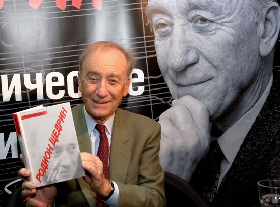 Composer Rodion Shchedrin presents his book of memoirs