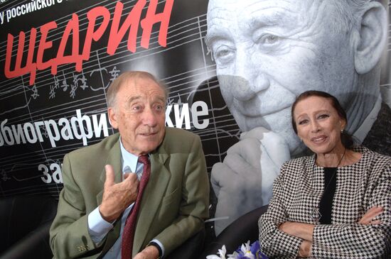 Composer Rodion Shchedrin presents his book of memoirs