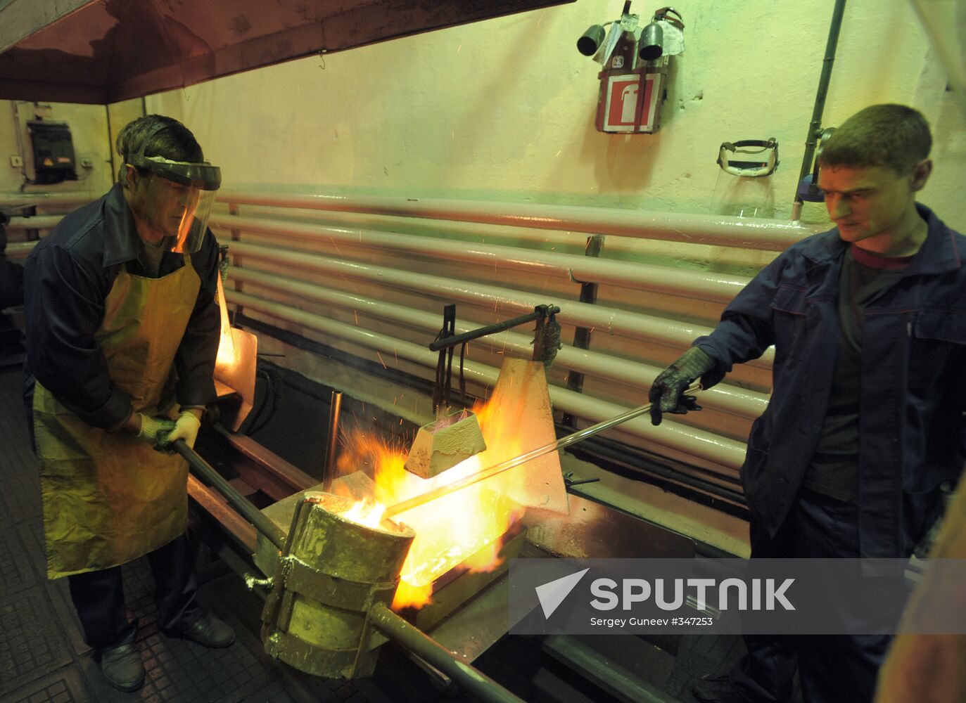 Silver refinery in Magadan, Kolyma