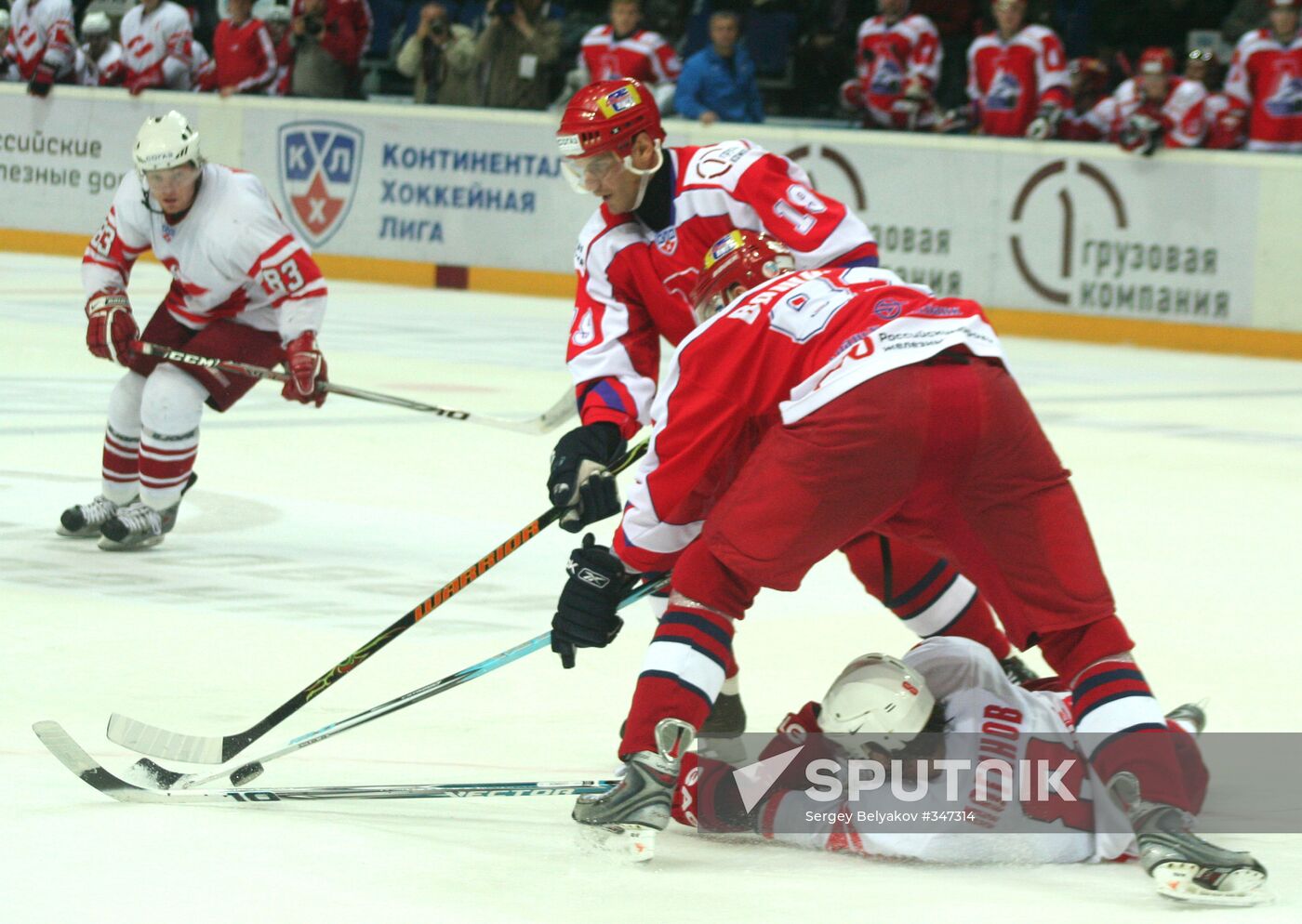KHL. Lokomotiv (Yaroslavl) vs Spartak (Moscow). 5-2