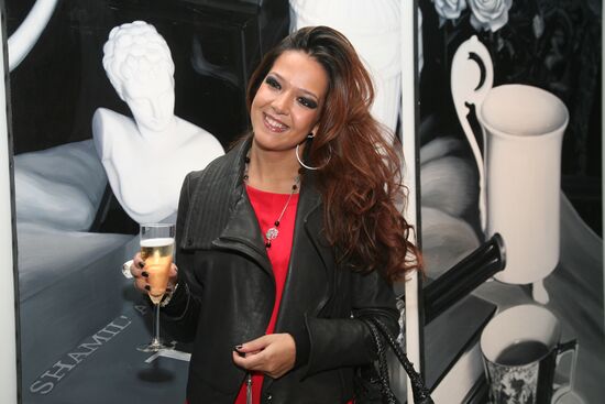Opening of Golden War exhibition by Pyotr Aksyonov