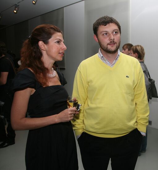 Opening of Golden War exhibition by Pyotr Aksyonov