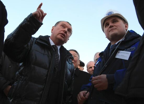 Inauguration of the ESPO pipeline's leg in Yakutia